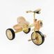 Детский трехколесный велосипед 10" Best Trike колеса EVA стальная рама световые и звуковые эффекты бежевый укр BS-33260 фото 1