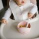 Детская эластичная силиконовая ложечка 6м+ Babyono мятная фото 4