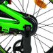 Велосипед детский двухколёсный 18" CORSO Tayger алюминиевая рама доп колеса зеленый TG-14763 фото 7