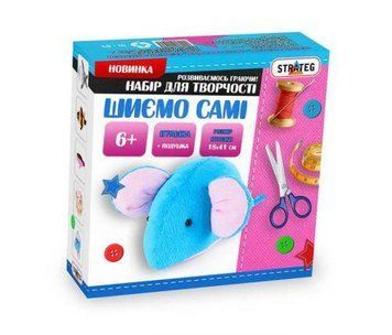 Набір для вишивки Strateg Шиємо іграшку самі: Мишка і-10 фото 1
