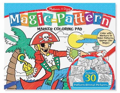 Магічна розмальовка Melissa & Doug Magic Pattern з текстурованим папером MD9431 фото 1