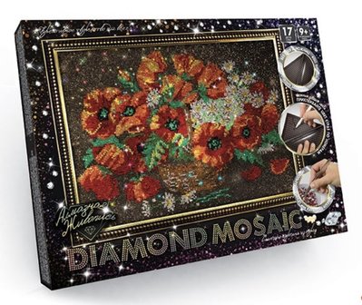 Алмазна мозаїка Danko Toys Diamond Mosaic Маки DM-01-06 фото 1