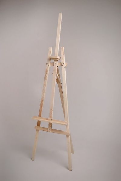 Напольный деревянный мольберт для рисования BrushMe с регулировкой и фиксаторами №47 фото 1
