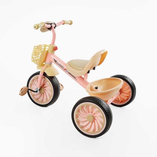 Детский трехколесный велосипед 10" Best Trike колеса EVA стальная рама световые и звуковые эффекты розовый укр BS-34944 фото 3
