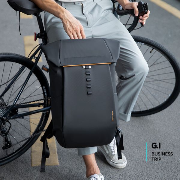 Міський рюкзак для ноутбука 17.3" з регулюванням ємності Mark Ryden Giant чорний MR2975 фото 10