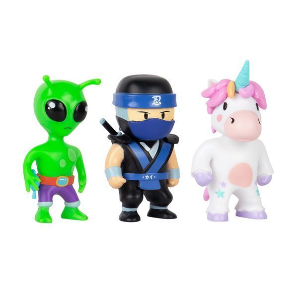 Набор коллекционных фигурок STUMBLE GUYS Ниндзя Кай, Спринклс и Пришелец 3 фигурки 6 см SG2020-5 фото 3