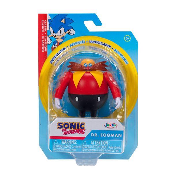 Игровая фигурка с артикуляцией Sonic the Hedgehog Классический Доктор Эггман 6 см фото 5