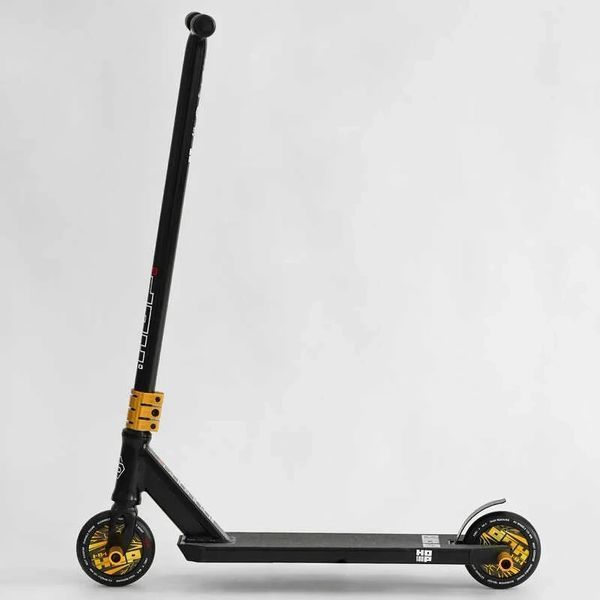 Трюковый самокат Best Scooter HOP HIC-система, пеги, колёса 120 мм золотой фото 5