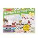 Альбом раскрасок "Цифры" Melissa & Doug 20 листов формата 36х28 см и 230 наклеек MD8566 фото 1