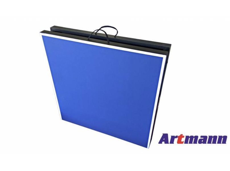 Дитячий тенісний стіл - покриття Artmann Active з аксесуарами 120х60 см МДФ синій фото 2