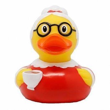 Стильна тематична гумова качечка FunnyDucks "Бабуся" L1902 фото 1
