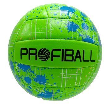 Волейбольний м'яч №5 Profiball PVC діаметр 21 см зелений фото 1