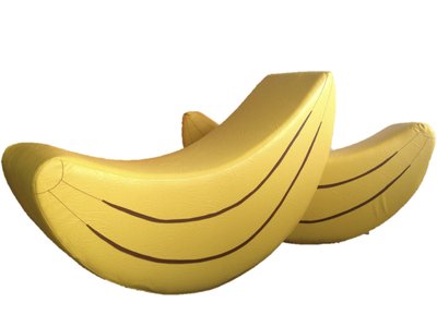 Детский мягкий игровой модуль - качалка Tia Банан 120х30х60 см фото 1