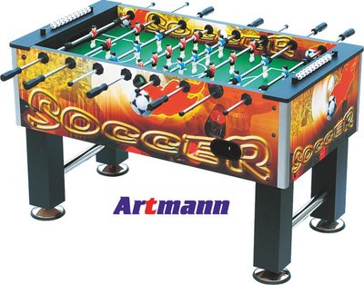 Ігровий стіл "Настільний футбол CELTIC" на штангах з рахунками дерев'яний з ніжками 140х76 см фото 1