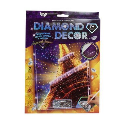 Алмазна мозаїка Danko Toys Diamond Decor: Ейфелева вежа DD-01-01 фото 1