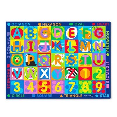 Ігровий килимок для підлоги Англійський алфавіт 150х200 см Melissa&Doug MD15193 фото 1