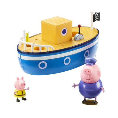 Ігровий набір Peppa - Морська пригода (кораблик, 2 фігурки) фото 1