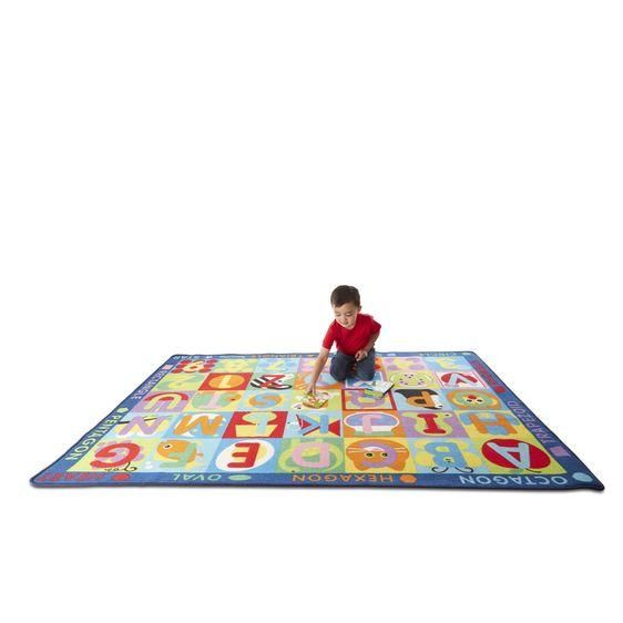 Ігровий килимок для підлоги Англійський алфавіт 150х200 см Melissa&Doug MD15193 фото 3