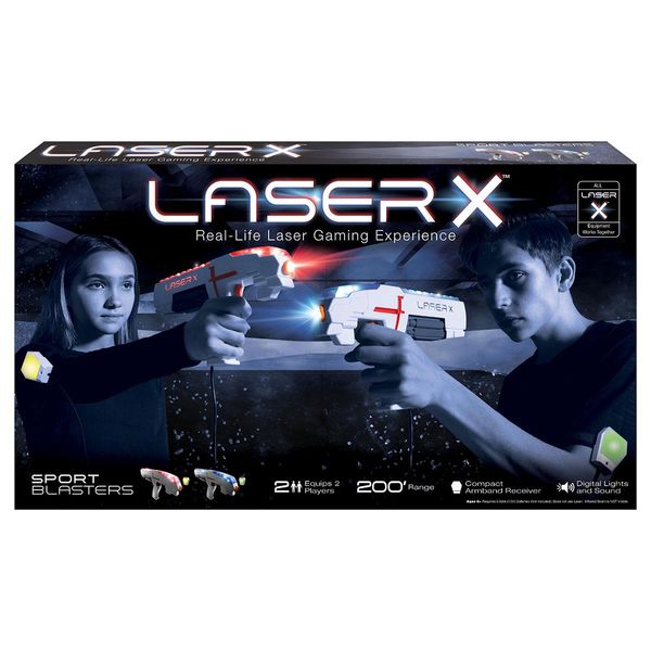 Ігровий набір для лазерних боїв з бластерами на 2 гравці LASER X Sport фото 6