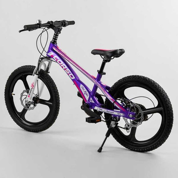 Велосипед підлітковий двоколісний 20" Corso Speedline фіолетовий MG-61038 фото 2