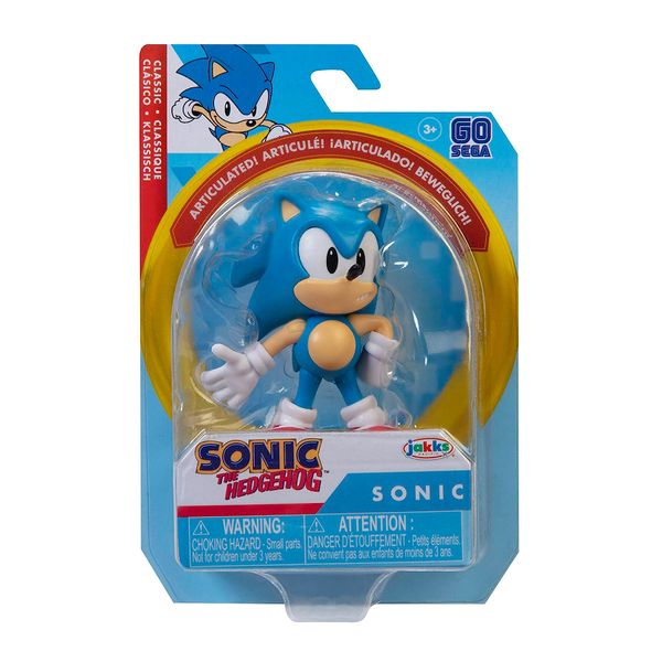 Игровая фигурка с артикуляцией Sonic the Hedgehog Классический Соник 6 см фото 5