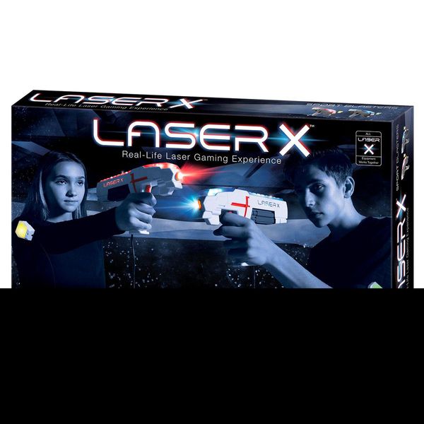 Игровой набор для лазерных боев с бластерами на 2 игрока LASER X Sport фото 7