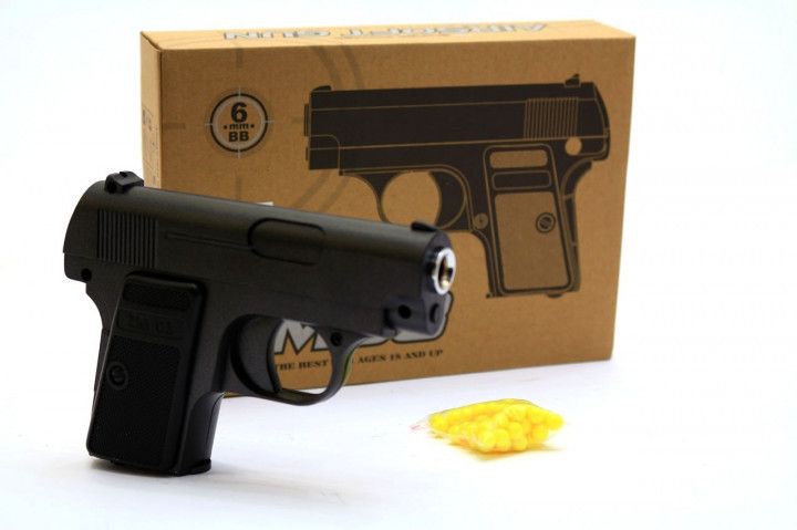 Іграшковий металевий пістолет на пластикових кульках 6мм CYMA ZM03 фото 2