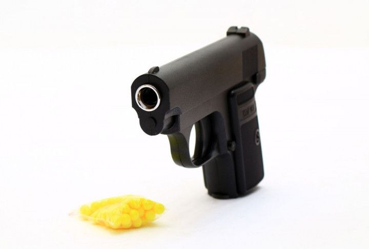 Іграшковий металевий пістолет на пластикових кульках 6мм CYMA ZM03 фото 3