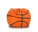 Безкаркасний пуф - мішок Tia 90 х 90 см Баскетбольний м'яч L Оксфорд фото 1