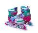 Детские раздвижные ролики 34-37 Scale Sports Mermaid подсветка колес бирюзовый фото 1