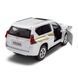 Інерційна машинка TechnoDrive Toyota Prado, масштаб 1:40, біла фото 2