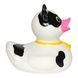Стильна тематична гумова качечка FunnyDucks "Корівка" L1832 фото 5