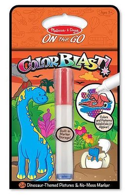 Чарівна розмальовка з маркером ColorBlast "Динозаври" Melissa & Doug MD5357 фото 1