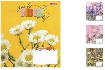 Набір учнівських зошитів 1 Вересня Vibes формат А5, 18 арк. в клітинку 25 шт. 765819 фото 1