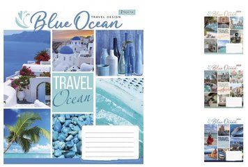 Учнівські зошити в лінійку на 36 аркушів 1Вересня Travel design 15шт. 765961 фото 1