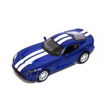 Колекційна машинка Kinsmart SRT Viper GTS, металева, масштаб 1:36, синя KT5363FW фото 1