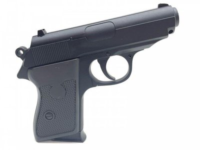 Іграшковий металевий пістолет CYMA (Walther PPK) на пластикових кульках 6мм ZM02 фото 1