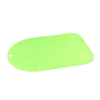 Протиковзкий килимок у ванну для купання малюка 70х35 см зелений фото 1