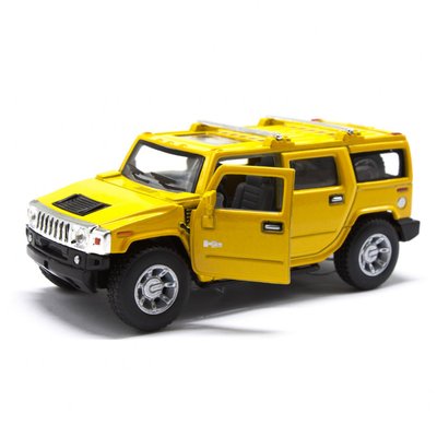 Машинка KINSMART HUMMER H2 SUV 1:40 жовта KT5337W фото 1