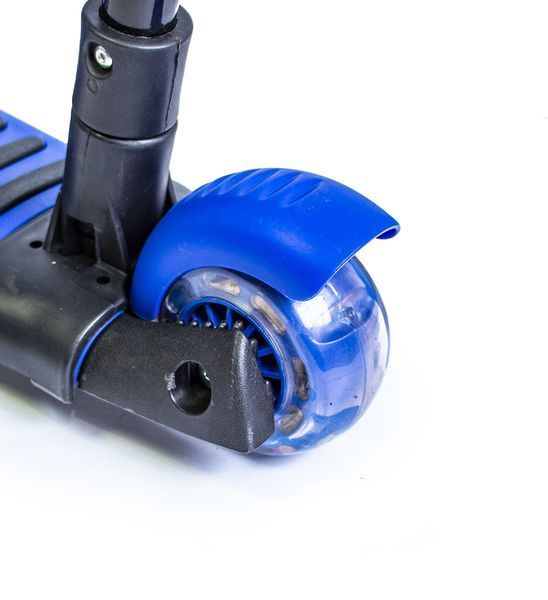 Детский самокат - трансформер 5 в 1 с подсветкой и музыкой Scooter Пчелка Blue фото 3