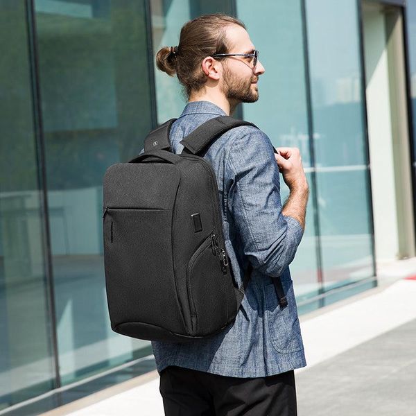 Городской стильный рюкзак Mark Ryden Flight для ноутбука 15.6' цвет мокрый асфальт 18 литров MR9675 фото 8