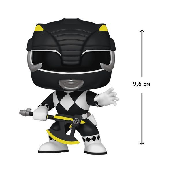 FUNKO POP! Ігрова фігурка серії "Могутні рейнджери" - Чорний рейнджер фото 2