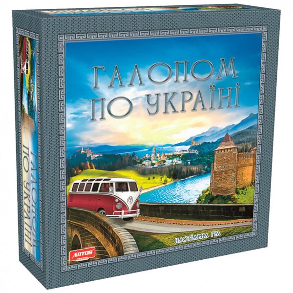 Настольная игра Artos Games Галопом по Украине (укр) 1182 от 8-ми лет фото 1