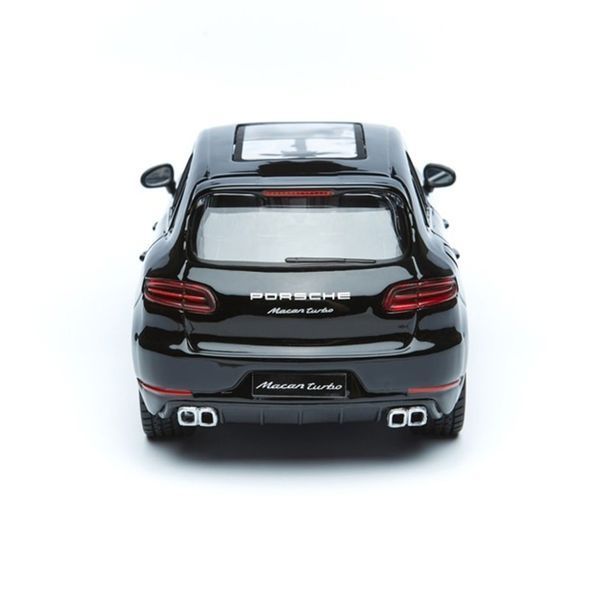 Колекційна модель автомобіля Bburago Porsche Macan, масштаб 1:24, чорний 18-21077 фото 3