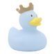 Стильна тематична гумова качечка FunnyDucks "Блакитна в короні" L1927 фото 1