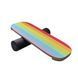 Деревянный балансборд SwaeyBoard Rainbow с EVA покрытием фетровый валик 10 см до 120 кг фото 1