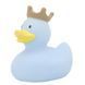 Стильна тематична гумова качечка FunnyDucks "Блакитна в короні" L1927 фото 6