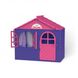 Пластиковый детский игровой домик Doloni с окнами и дверью 130х70х120 см фиолетовый с розовым 02550/10 фото 1