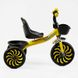 Дитячий триколісний велосипед Best Trike сталева рама EVA колеса 10" та 8" жовтий SL-12754 фото 2