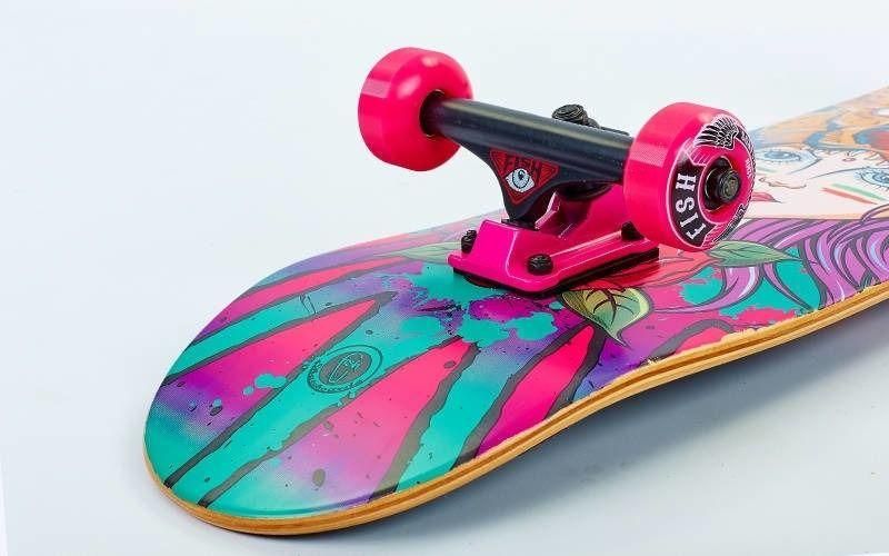 Професійний скейтборд (Скейт) з канадського клена Fish Skateboard "Girl" фото 4
